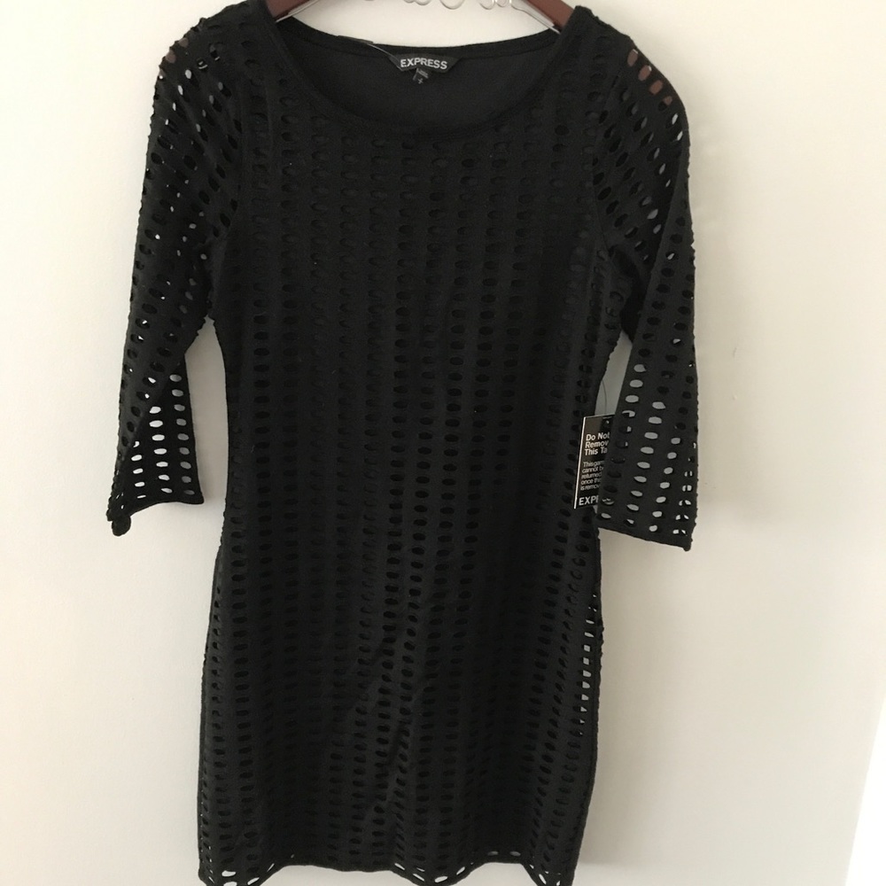 Express Bodycon Black Dress